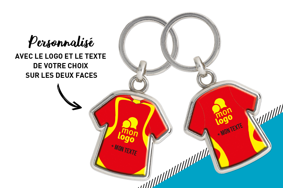 Porte Clés Personnalisation  Porte-clés Maillot personnalisé T-Shirt